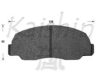 KAISHIN FK2068 Brake Pad Set, disc brake